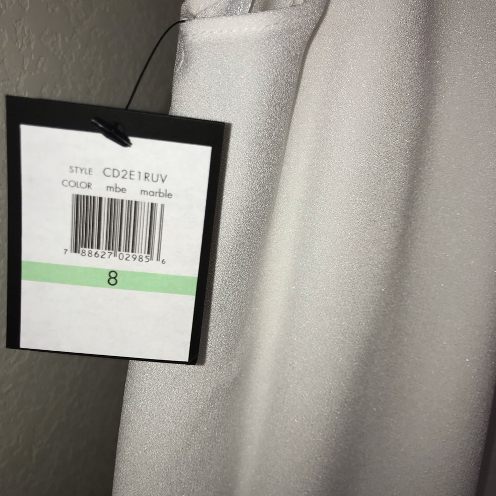 Francisco Costa for Calvin Klein White Dress - size 8 - Picture 5 of 6